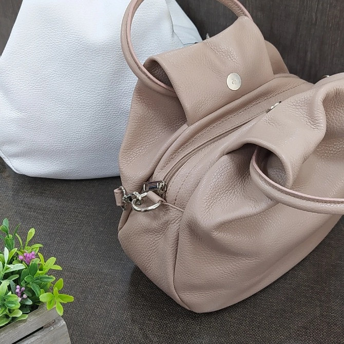 Сумка хобо через плечо кожаная Итальянская Вера пелле TS000081 Киев - изображение 3