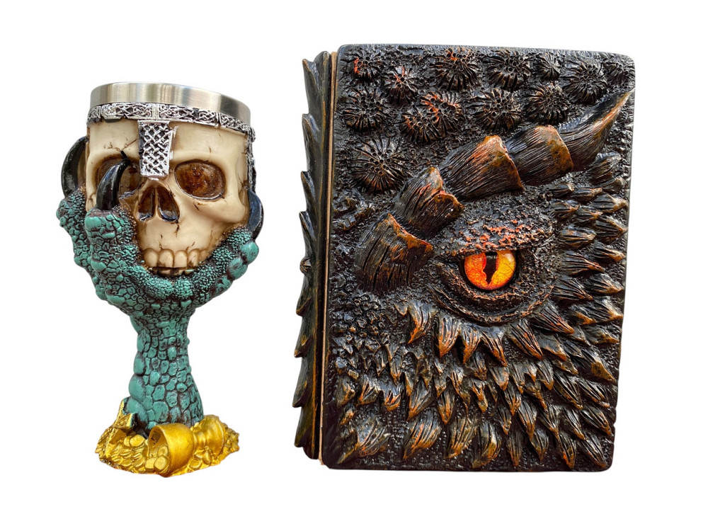 Подарочный набор Бокал 3 Лапа Дракона и Блокнот 3 «Жар Сердца Дракона» Київ - зображення 3