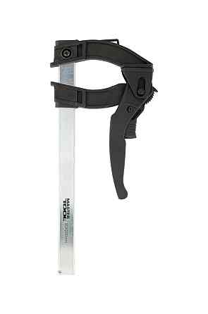 Струбцина столярная MASTERTOOL F-Type быстрозажимная 200х90 мм 600 Н 07-0013 Харків