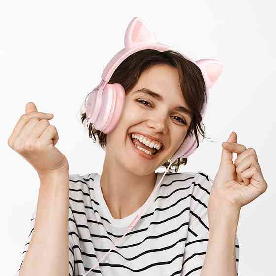 Уценка Накладные наушники Hoco W36 Cat ear (3.5mm/1.2m) Херсон