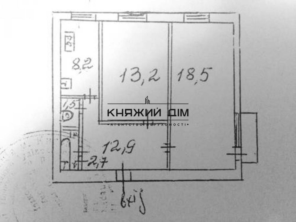 Світла, комфортна 2-х кімнатна роздільна . Кв. ст. м. Кловська. № 11146529 Київ - зображення 9