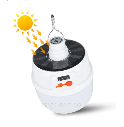 Підвісний ліхтар на сонячній батареї, 5 режимів, Solar BL 2022 /Лампа для кемпінгу. Одесса - изображение 3