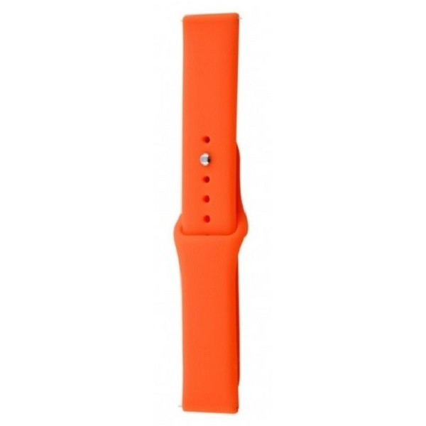DM Ремінець Silicone для Samsung Watch Active/Galaxy S4 42mm/Gear S2/Xiaomi Amazfit (20mm) Orange (К Харків - зображення 4