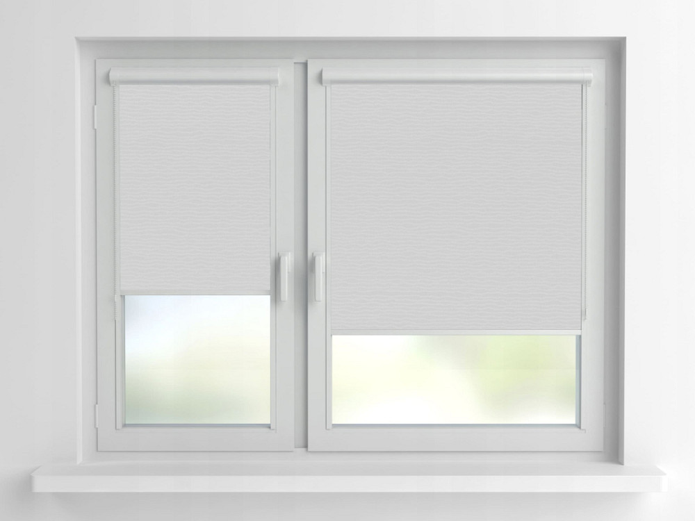 Рулонна штора Rolets Бамбус 2-320-1400 140x170 см закритого типу Біла Київ - зображення 1