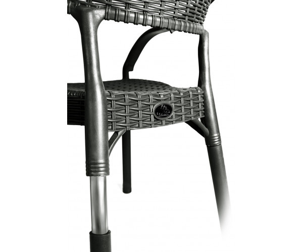Стілець Софія пластиковий ротанг чорний Днепр - изображение 2