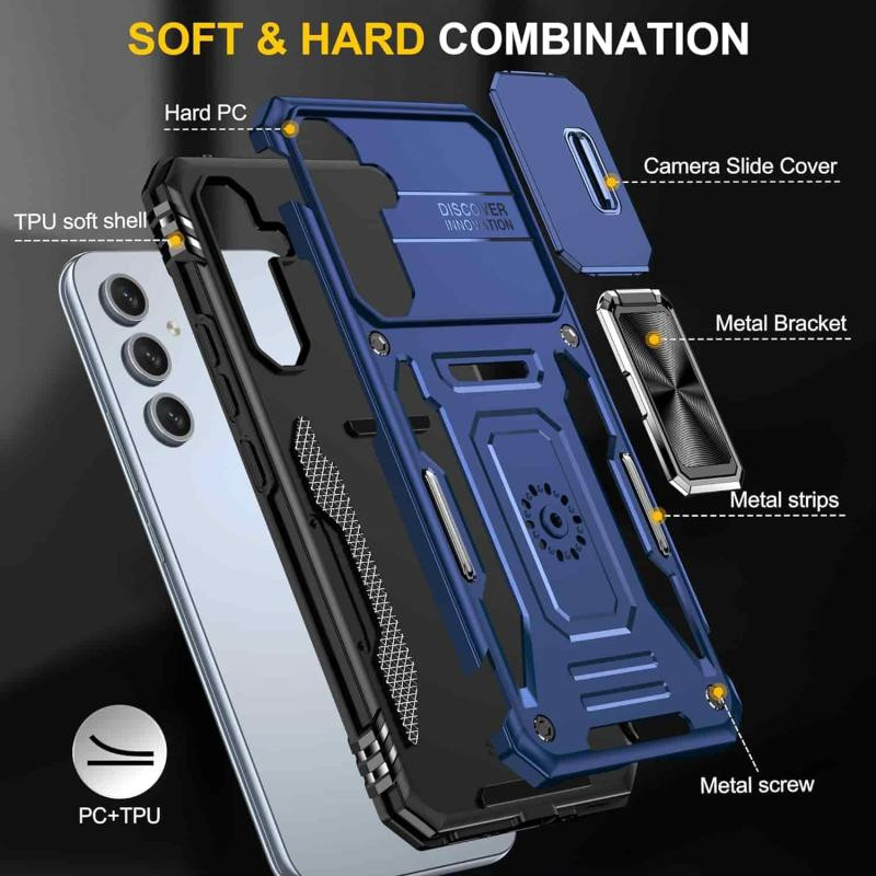 Ударопрочный чехол Camshield Army Ring для Samsung Galaxy A57 5G Херсон - зображення 4