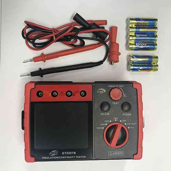 Тестер для сопротивления изоляции (мегаомметр) (0-5,5 ГΩ) BENETECH GT5307B Харків