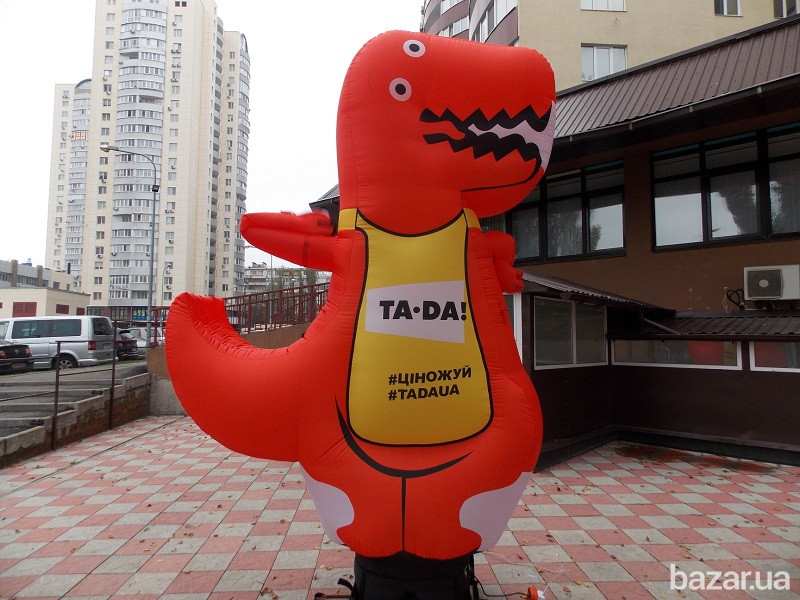 Рукомах повар. Надувной Марио. Надувная реклама с подсветкой Київ - зображення 8