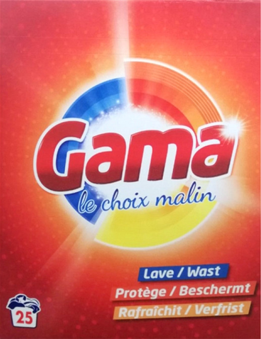 Порошок для прання універсальний Gama 8435495806165 1.625 кг Київ - зображення 1