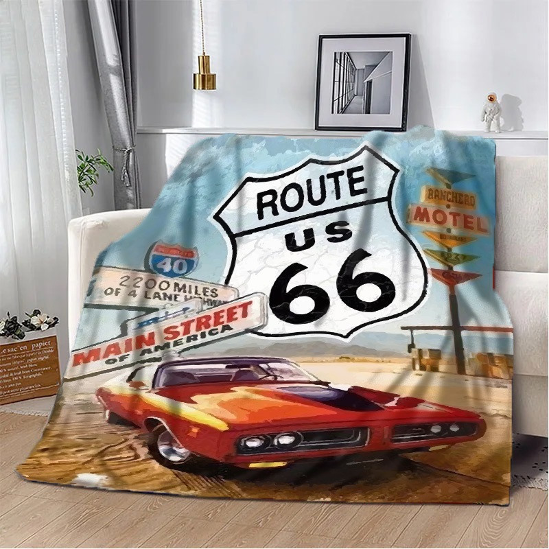 Плед 3D Route US 66 20222340_B 10627 135х160 см Київ - зображення 1