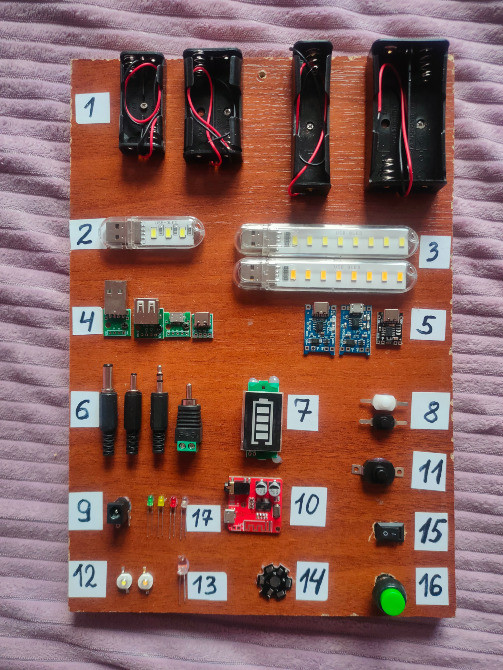 Електроніка, кнопки, штекера, Світлодіодні лампочки, гнезда DC, Роз'єм micro USB Київ - зображення 1