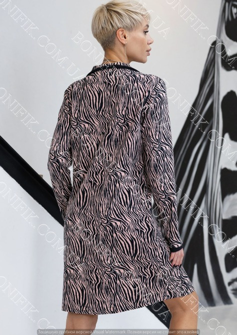 Женский халат с рисунком "Pink Genius" (16125) (арт. 1596) Кривий Ріг - зображення 2