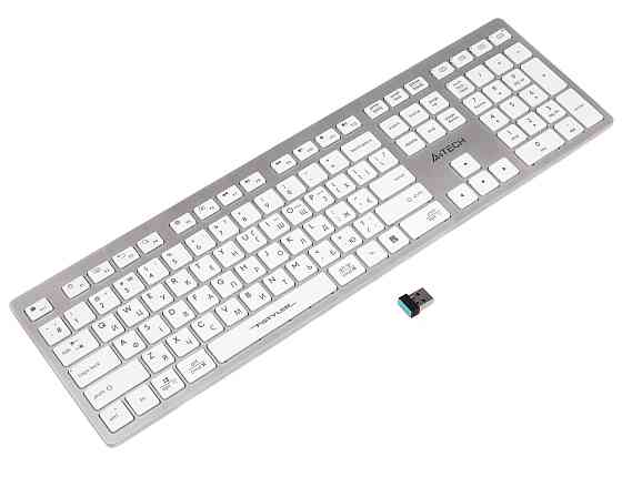 Клавиатура беспроводная A4Tech Fstyler FBX50C(White) белая Киев