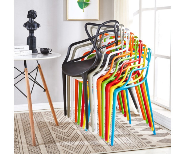 Стілець Мастерс барний пластиковий сірий Дніпро - зображення 2