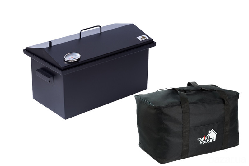 Коптильня универсальная Smoke House L Thermo с термометром и сумкой Харків - зображення 1