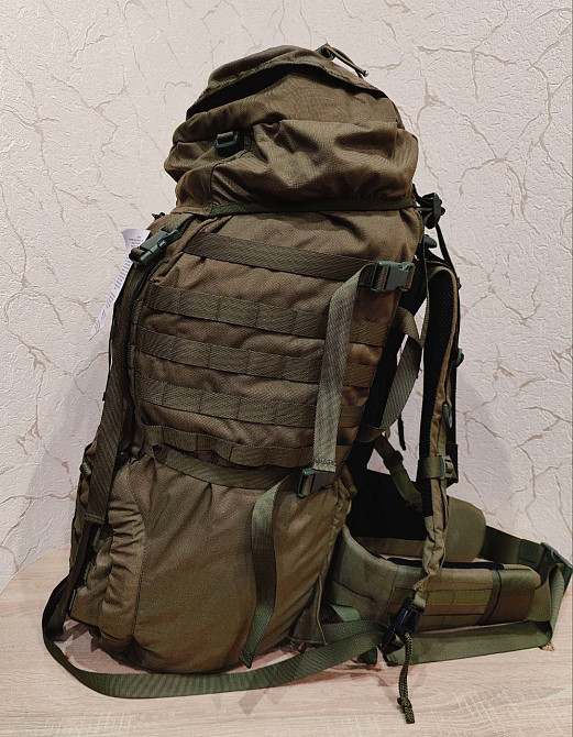 Великий польський туристичний тактичний рюкзак 987B/MON на 100 літрів Роздільна - зображення 5