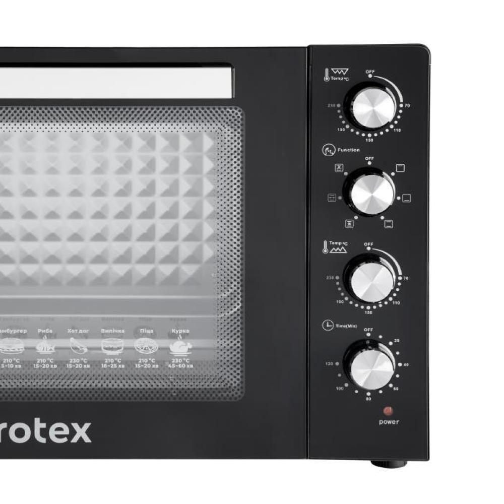 Печь электрическая Rotex ROT655-B2G 60 л черная Киев - изображение 9