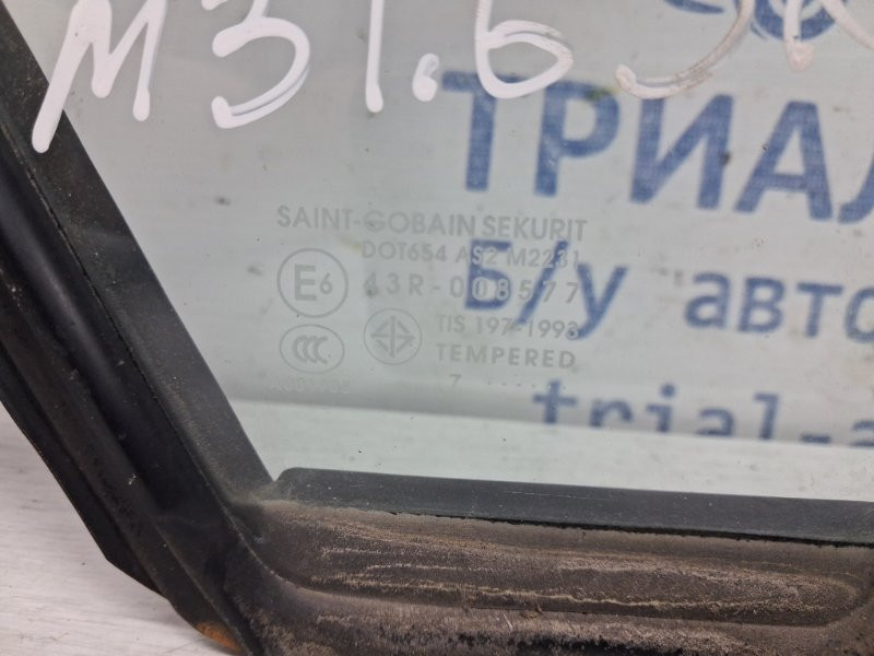 Стекло двери задней правой (форточка) Mazda 3 BK 1.6 БЕНЗИН Z6 2003 (б/у) Киев - изображение 3