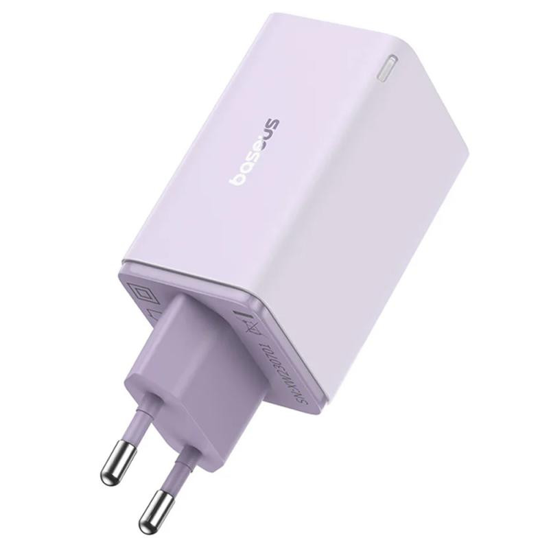СЗУ Baseus GaN6 Pro OS 65W (2USB-A/2C) + кабель Type-C to Type-C (P10162701) Херсон - зображення 4