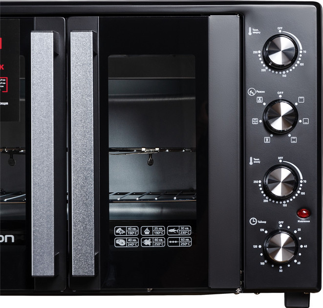 Электрическая печь Liberton LEO-600 1900 Вт BlaСk Київ - зображення 3