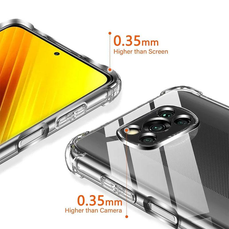 TPU чехол GETMAN Ease logo усиленные углы Full Camera для Xiaomi Poco X3 NFC / Poco X3 Pro Херсон - зображення 3