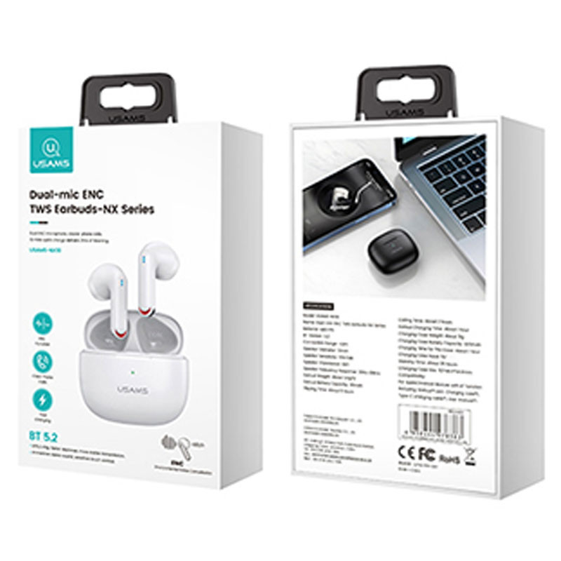 Беспроводные TWS наушники Usams-NX10 BT 5.2 Херсон - изображение 7