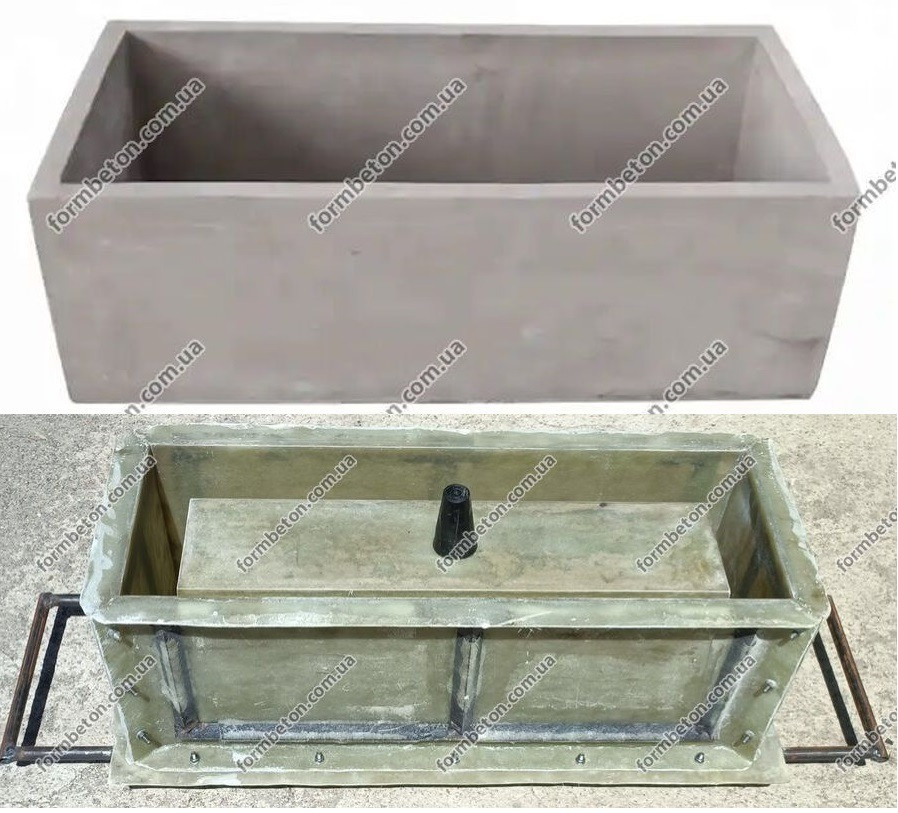 Формы для прямоугольных вазонов Плантатор №7 Дніпро - зображення 1