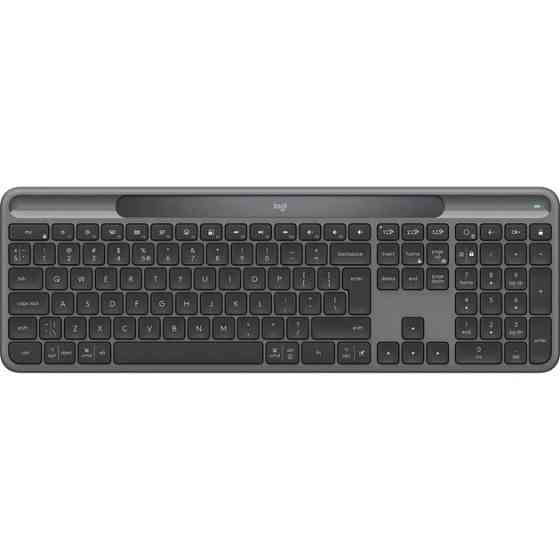 Клавиатура компьютерная безпроводная Logitech Slim Solar+ for Business Wireless/Bluetooth Graphite L Киев