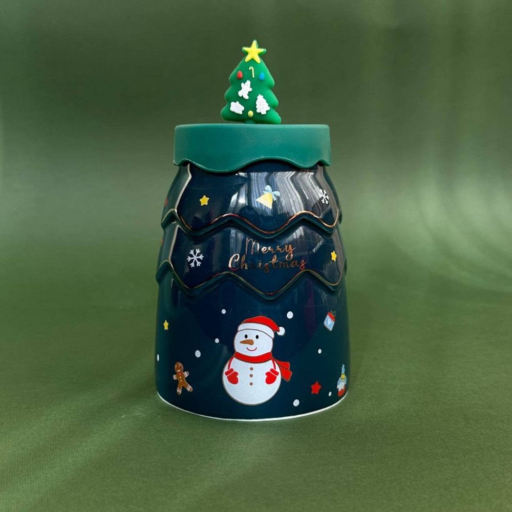 Склянка новорічна Merry Christmas 13334 400 мл зелена Киев - изображение 1
