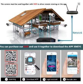 Зовнішня 2K 4МР POE IP камера SIMICAM 2.8, 3.6 mm. Київ - зображення 9