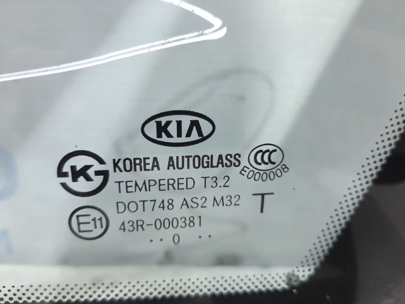 Стекло двери задней правой (форточка) Kia Sorento XM 2.0 DIESEL 2009 (б/у) Київ - зображення 3