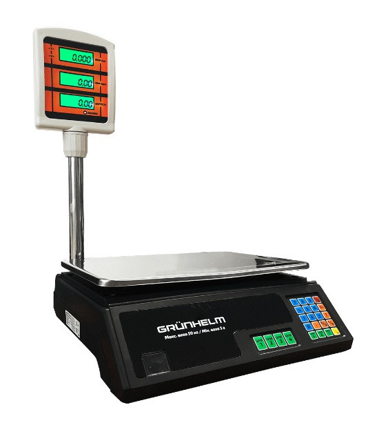 Ваги торговельні Grunhelm GSC-050 50 кг Киев - изображение 1