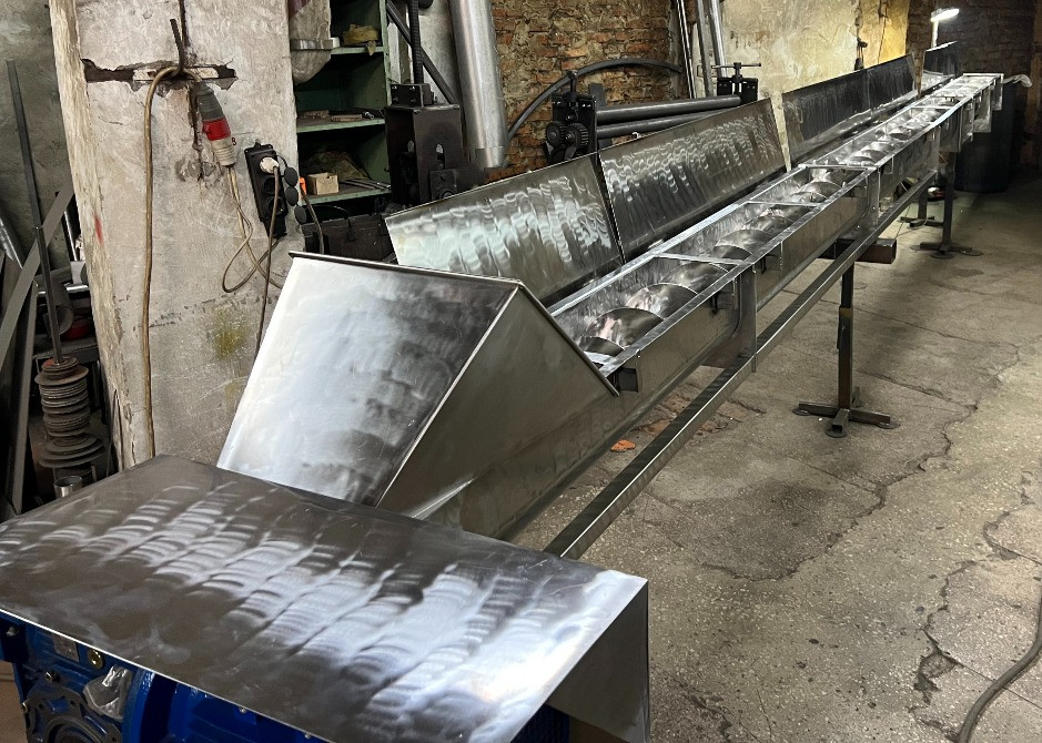 Изготовление шнековых винтовых конвейеров из нержавеющей стали под заказ Киев - изображение 4