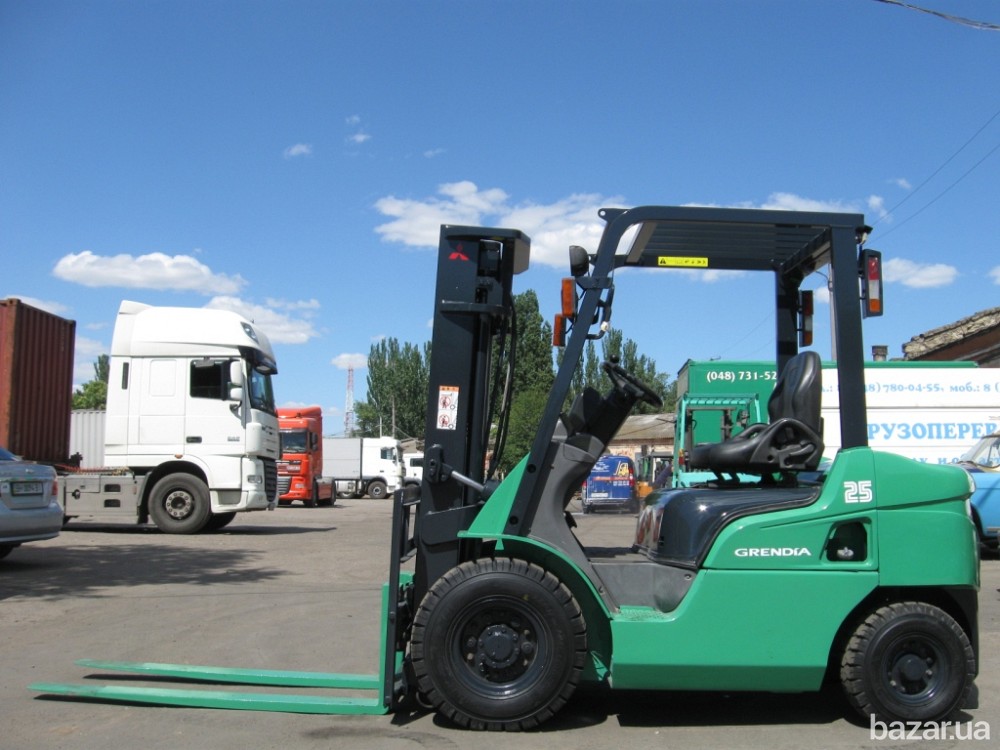 Дизельный вилочный погрузчик Митсубиши на 2 тонны с позиционером вил Одеса - зображення 1