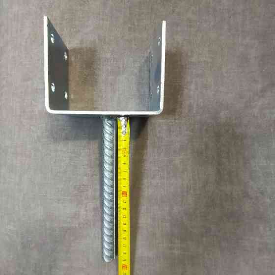 Опора кріпильна 100х120х100х4 мм з винтом d 18 Нововолинськ