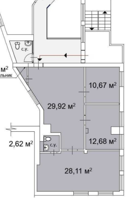 Контрактова пл метро,вул Г Сковороди 1, офіс 85м Київ - зображення 11