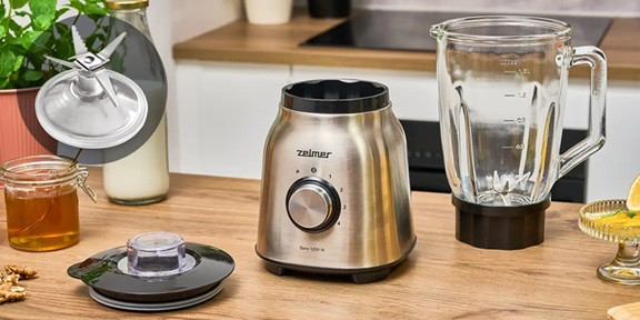 Блендер стационарный Zelmer ZSB4820 1250 Вт серебристый Київ - зображення 8