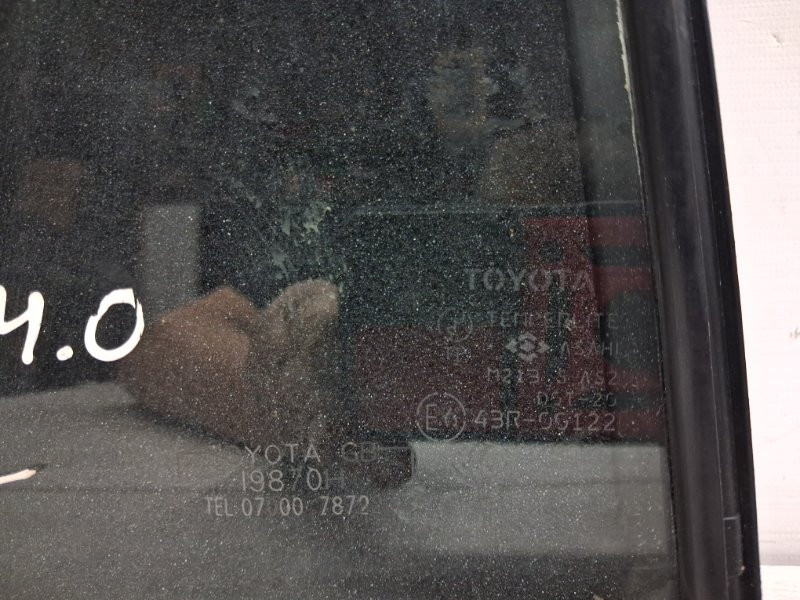 Стекло двери задней левой (форточка) Toyota Prado 2002-2009 6812460221 (Арт. 60194) Київ - зображення 3