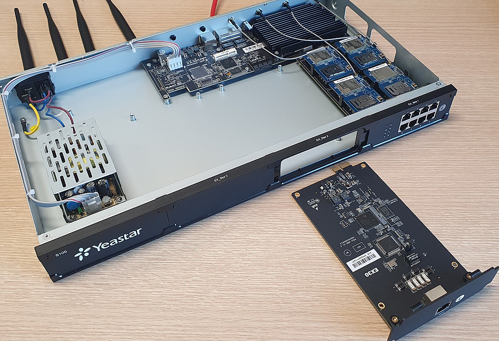 Yeastar S100, ip атс, 100 sip, модульне розширення: 16 FXO/FXS, 8 GSM, 2 E1/T1 Київ - зображення 5