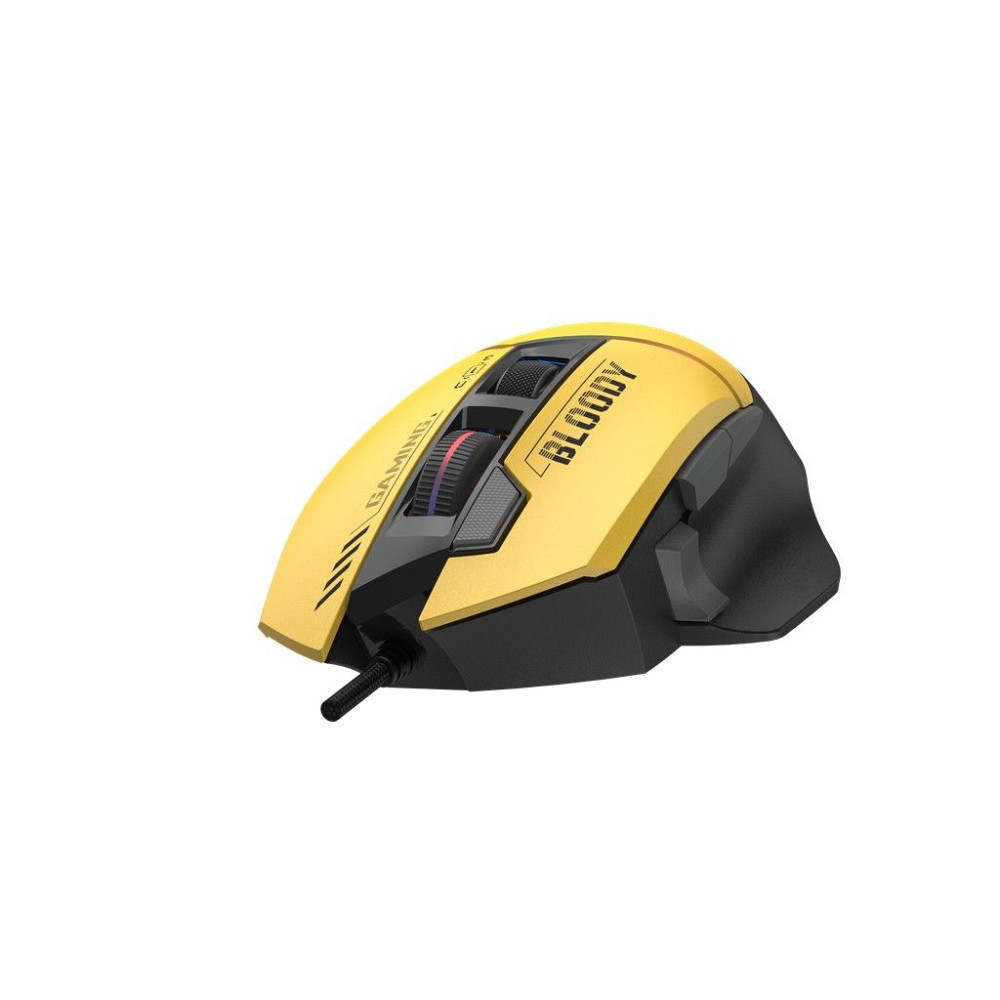 Мышь компьютерная проводная Bloody W95 Ultra Sports Lime (4711421002318) желтая Киев - изображение 8