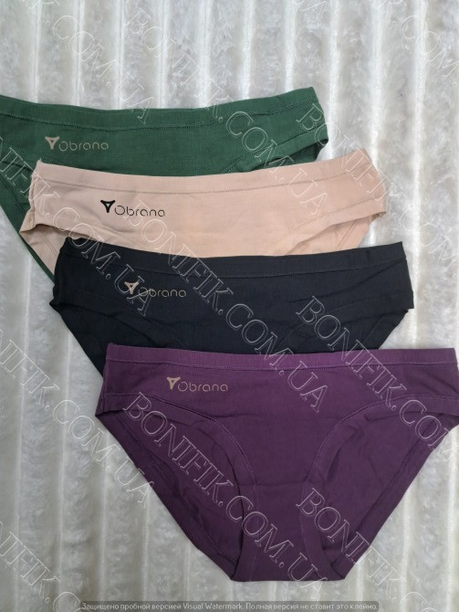 Женские трусы-слип в ассорти цветов ТМ "Obrana" (арт. 200-30/1) Кривой Рог - изображение 3