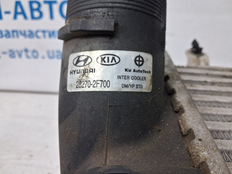 Радиатор интеркуллера Hyundai Santa fe DM 2.2 DIESEL D4HB 2012 (б/у) Київ - зображення 5