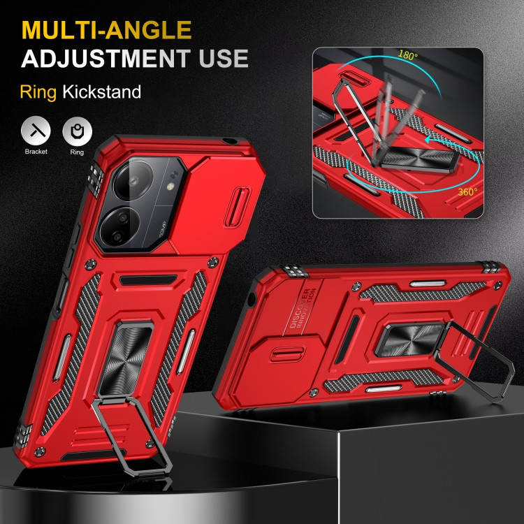 Ударопрочный чехол Camshield Army Ring для Xiaomi Redmi 13C / Poco C65 Херсон - изображение 4