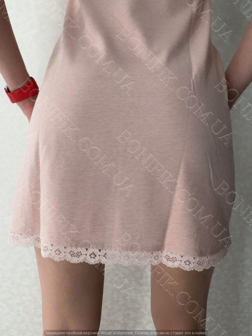 Женская ночная сорочка на тонких бретелях "Grace" (арт. LDK 118/20/01) Кривий Ріг - зображення 6