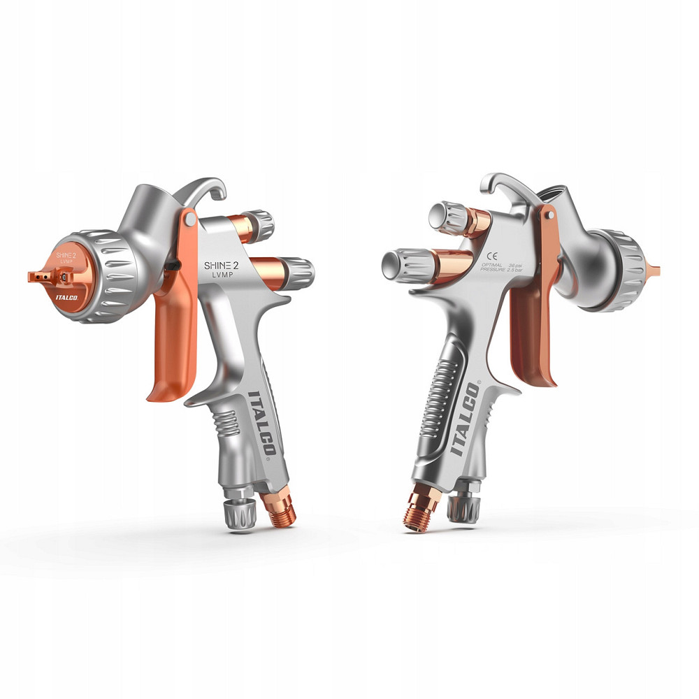 Пистолет окрасочный пневматический LVMP верх.пласт.бачок 600мл, форсунка-1,3мм ITALCO SHINE-2-1.3LM Харьков - изображение 4