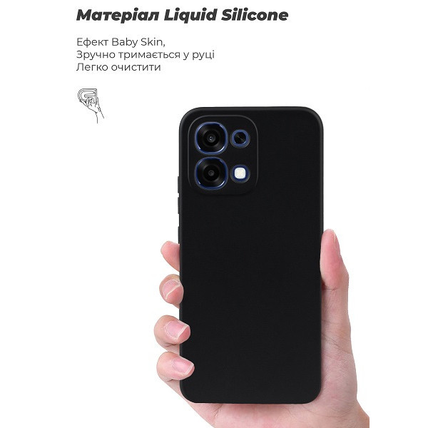 Чохол ArmorStandart ICON Camera Cov для OPPO A6 Pro 4G Black (ARM89193) Харків - зображення 3