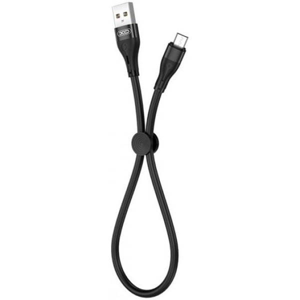 Кабель XO NB179 USB to Micro 2.4A 0.25m Black (Код товару:20757) Харьков - изображение 2