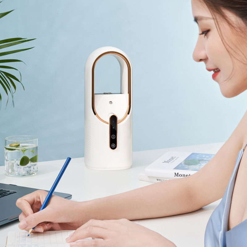 Настольный вентилятор F6 2in1 с увлажнителем воздуха 2200mAh Херсон - изображение 4