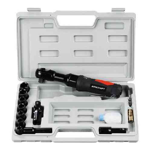 Пневмотрещетка с набором инструмента 1/2"  17ед. AIRKRAFT AT-5002SG Харків