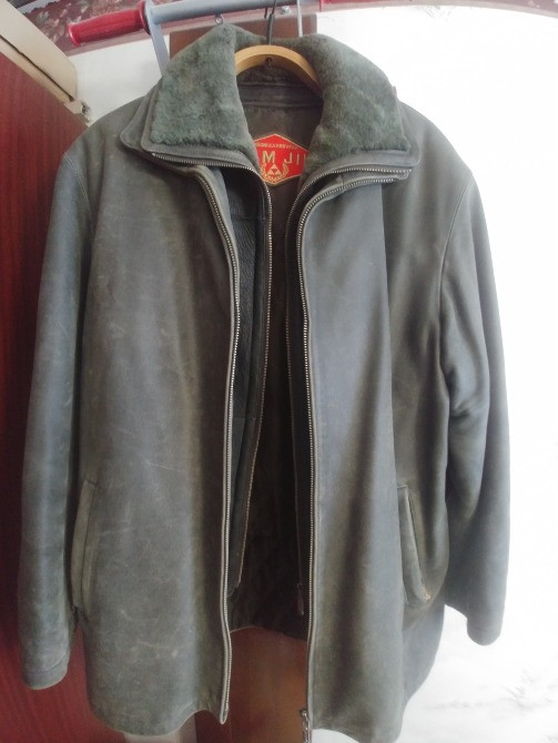 Куртка кожаная мужская всесезонная (52-54р) (зима, весна, осень) Лубни - зображення 1